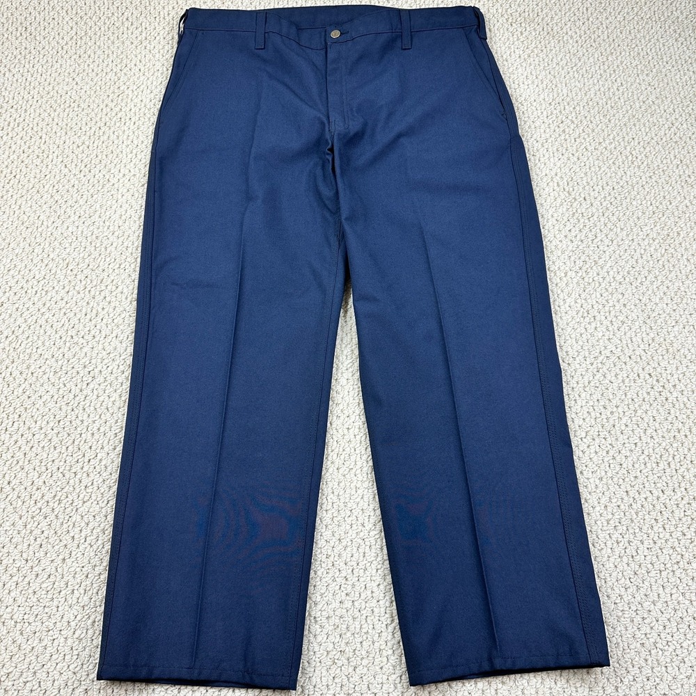 Workrite FR Flame Resistant Pants Mens 42x30 Navy Blue NOMEX Aramid 402NMX75NB